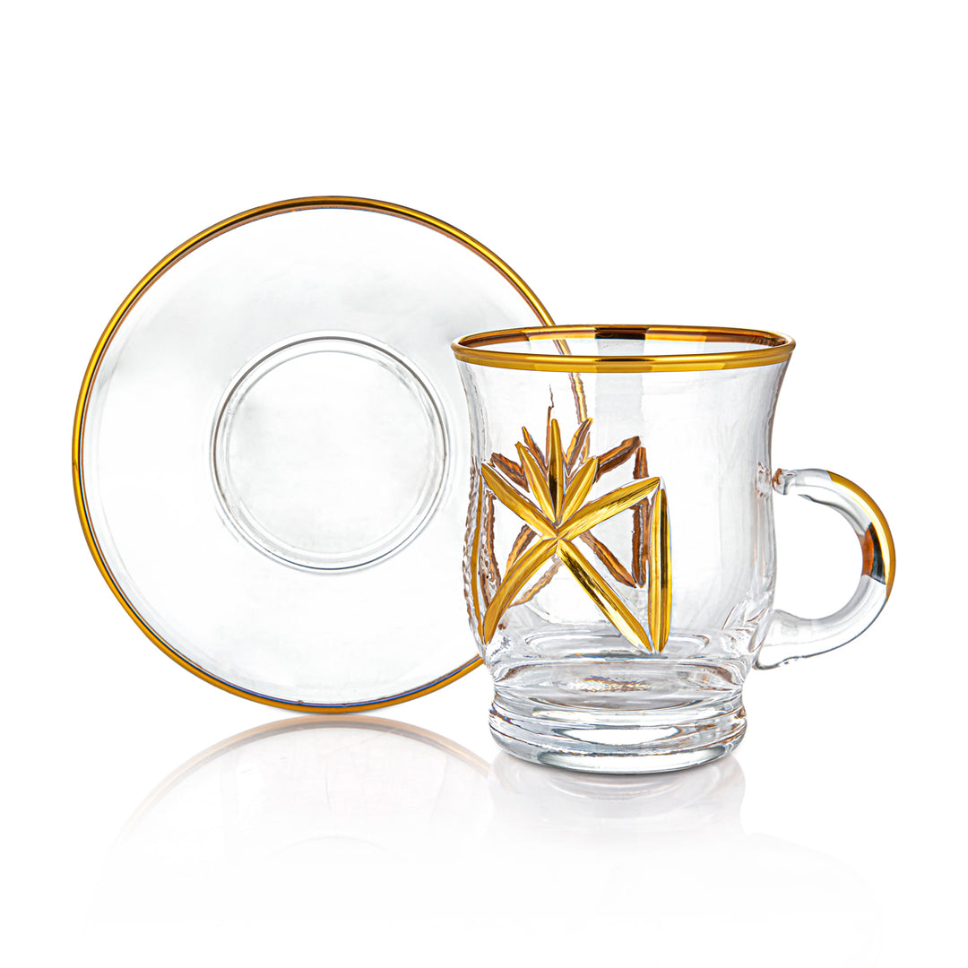 Almarjan 6 Pieces Glass Tea Cup Set - 3088/760