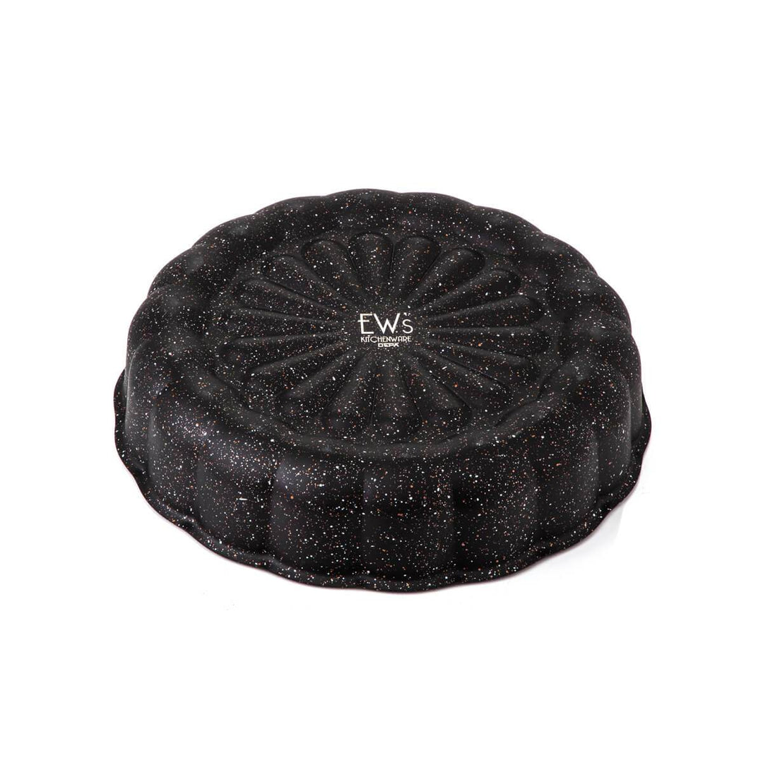 EW's 26 CM Granite Coated Cake Pan Black - 7747