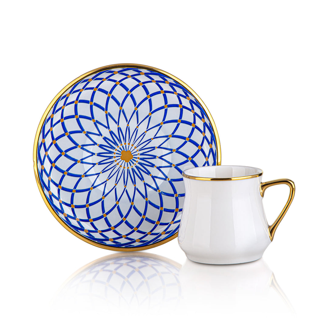 Almarjan 6 Pieces Asya Collection Porcelain Coffee Cups - 87085
