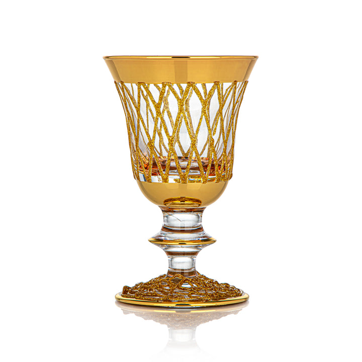 Almarjan 6 Pieces Glass Juice Cup Set - 953/801