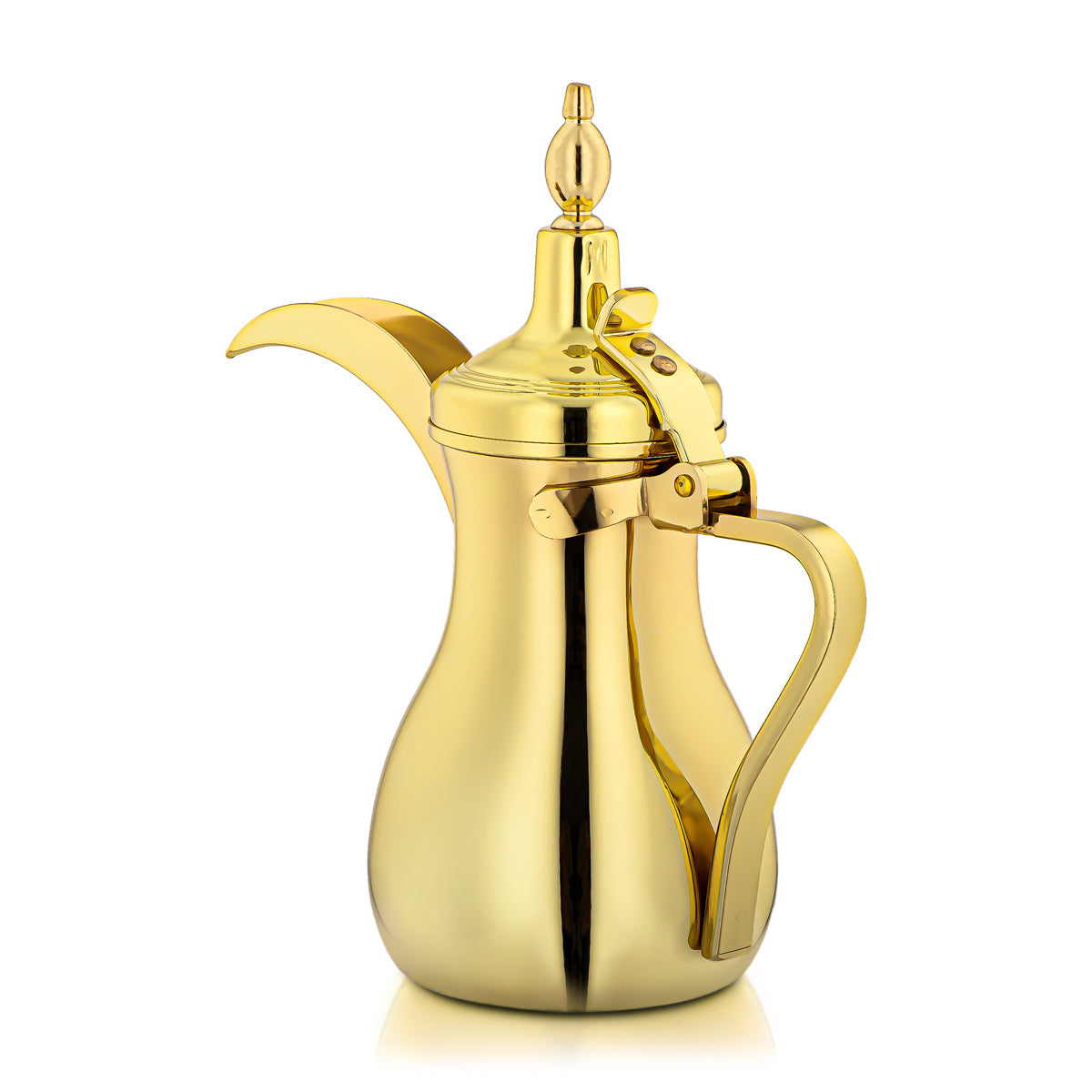 ALMARJAN 1.5 Liter Stainless Steel Dallah Gold K0874Y48