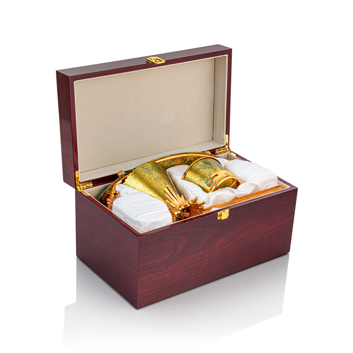 Almarjan 4 Pieces Sanabel Collection Incese Burner Set Gold BKT-10M-BGG