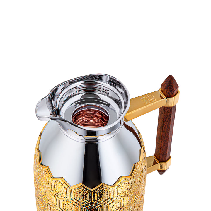 Almarjan 2 Pieces Vacuum Flask Set Silver & Gold - CBL + CBM-CEN