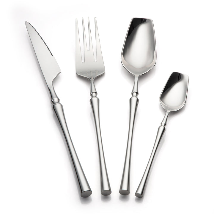 Almarjan 4 Pieces Stainless Steel Cutlery Set Silver - CUT0010188