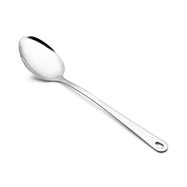 Almarjan Stainless Steel Long Handle Pasting Spoon Silver - CUT0010211