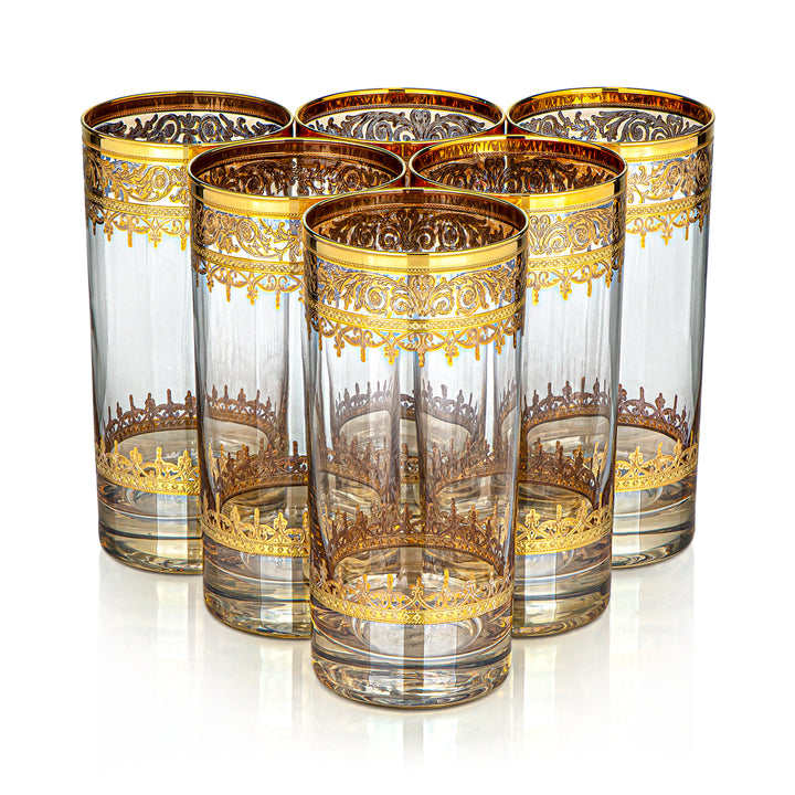 Combi 6 Pieces Glass Water Cup Set - G914Z-25/1