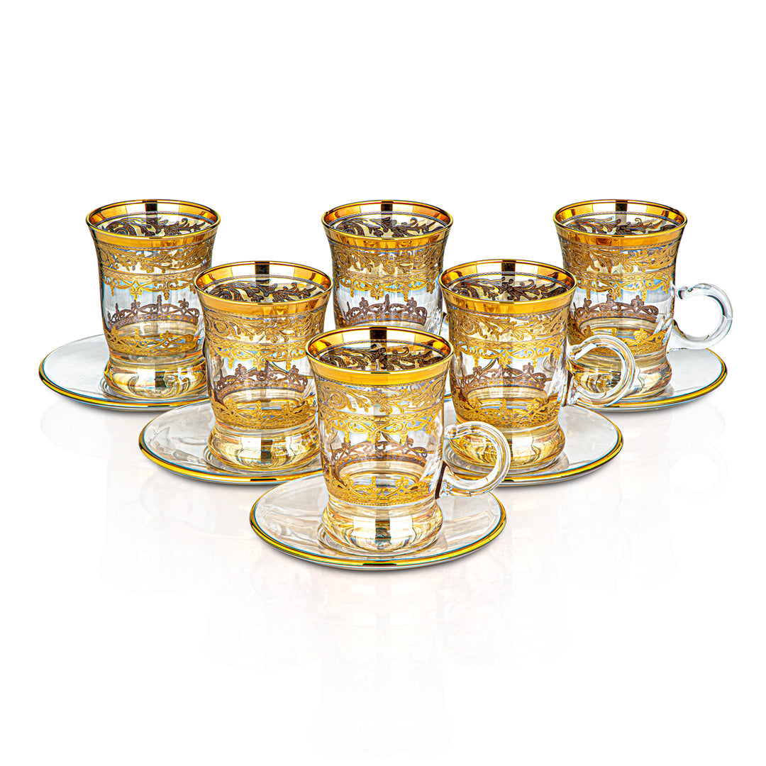 Combi 6 Pieces Glass Tea Cup Set - G914Z-35/11