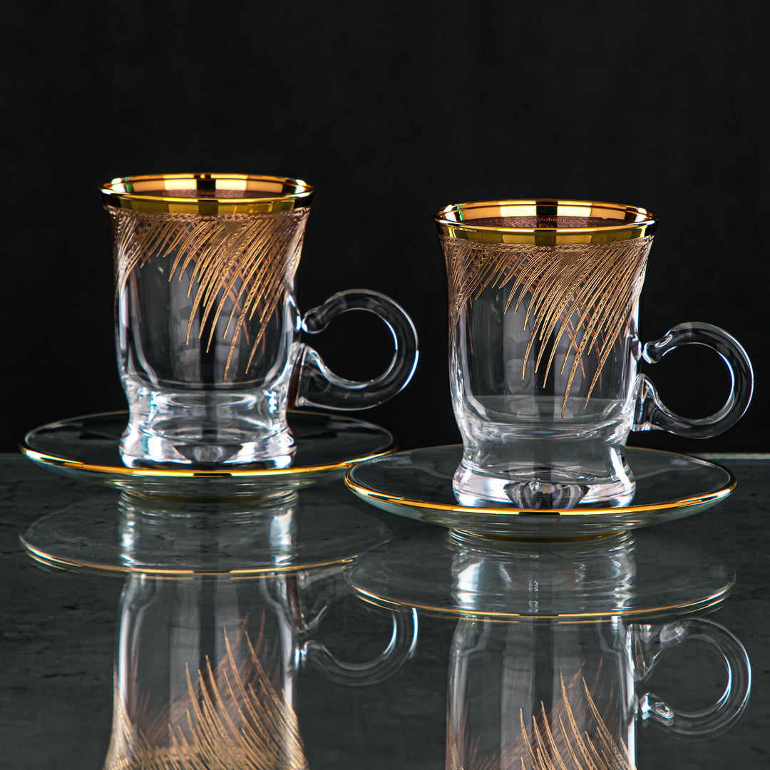 Combi 6 Pieces Glass Tea Cup Set - G952/1Z-35/11