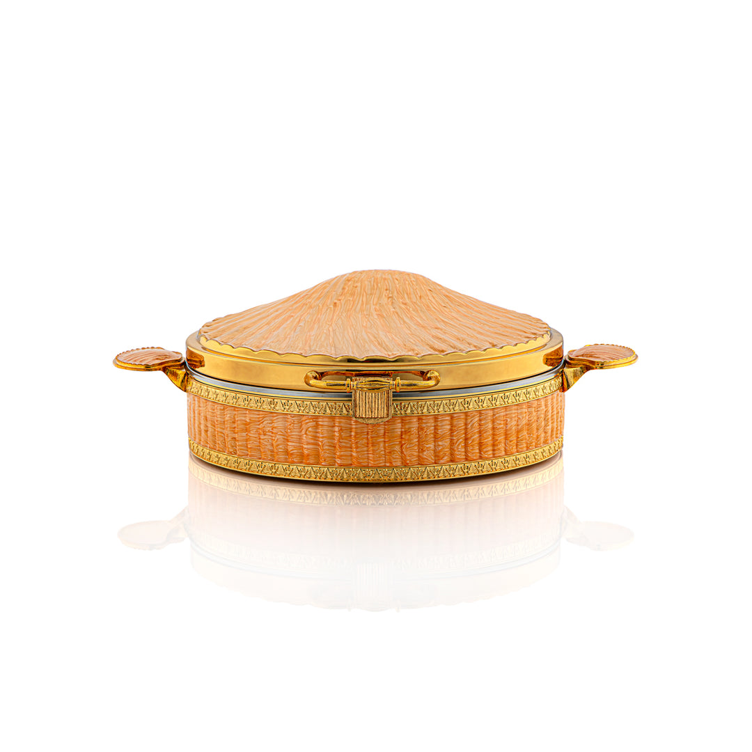 Almarjan 2500 ML Sadaf Collection Hot Pot Pearl Honey & Gold - HP-17