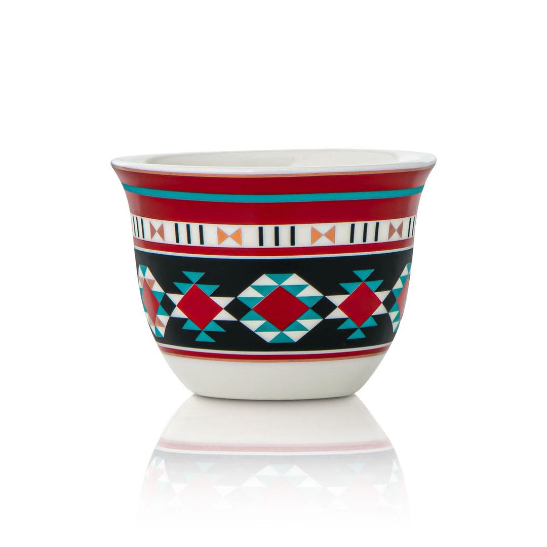 Almarjan 12 Pieces Fonon Collection Cawa Cups - 7645