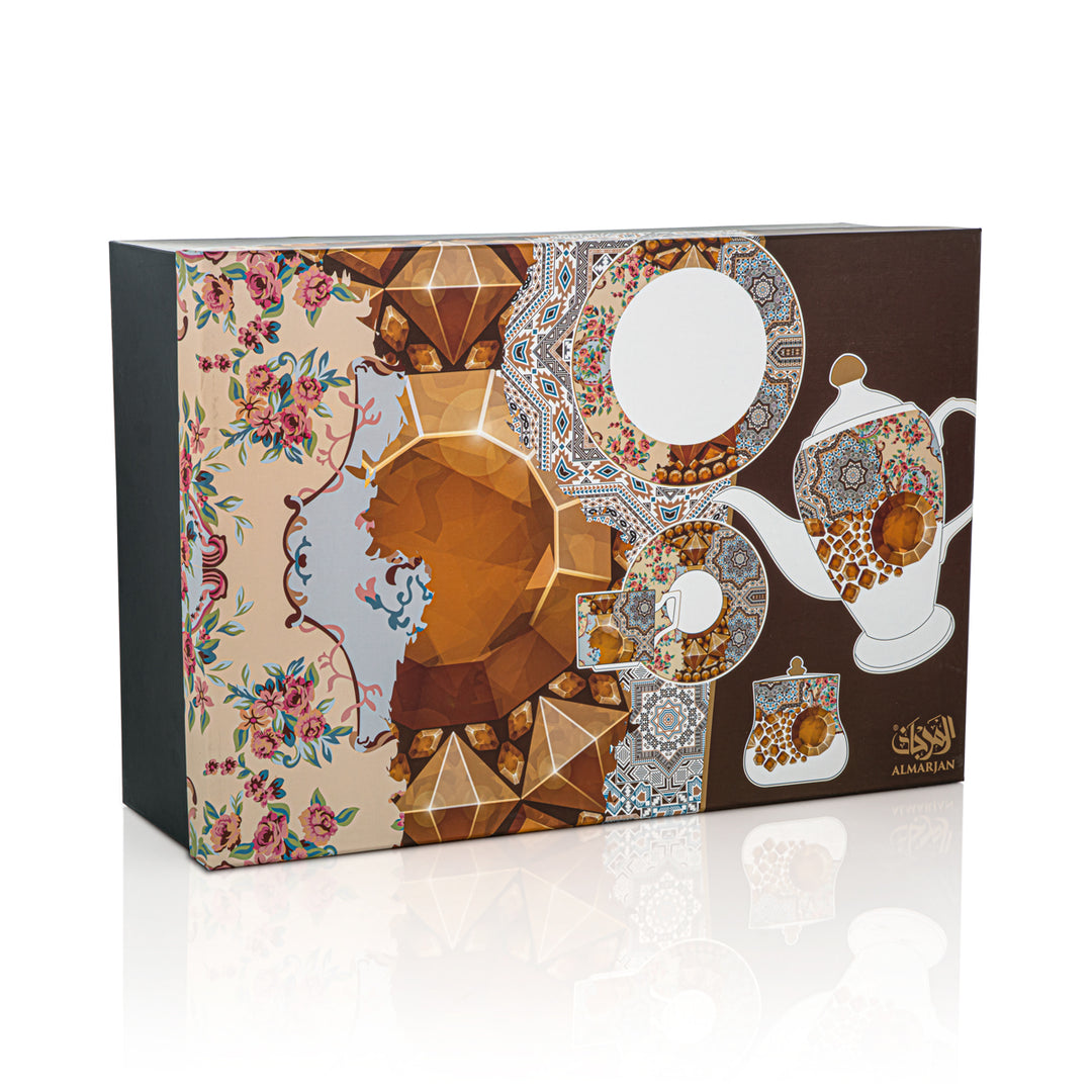Almarjan 20 Pieces Fonon Collection Tea Set - 1627