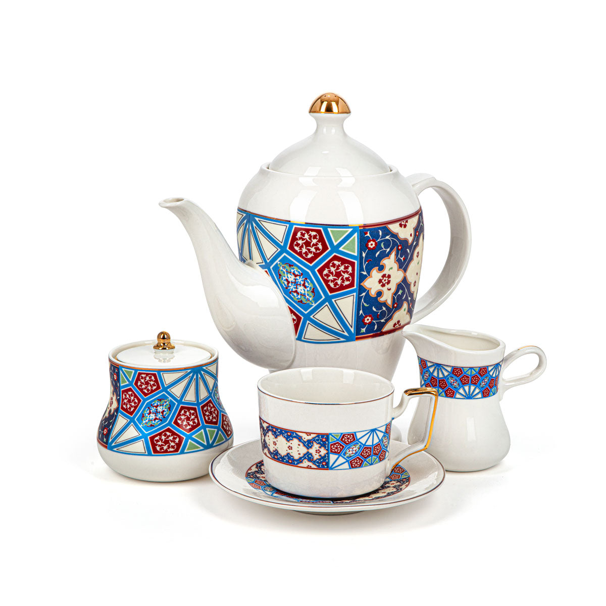 Almarjan 46 Pieces Fonon Collection Dinner Set - 1210