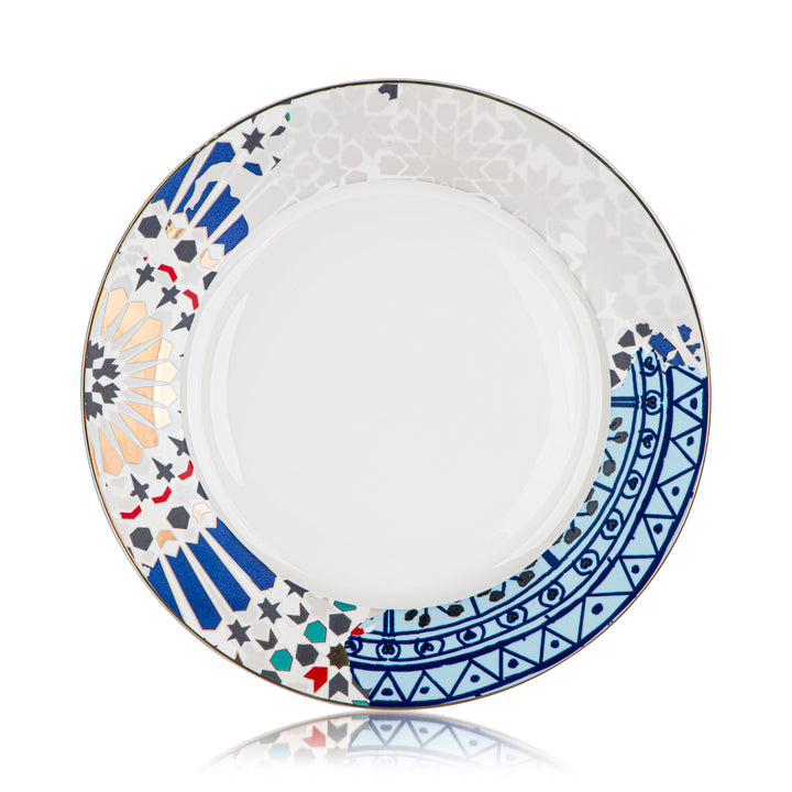 Almarjan 6 Pieces Fonon Collection 10.5 Inches Dinner Plate - 3901