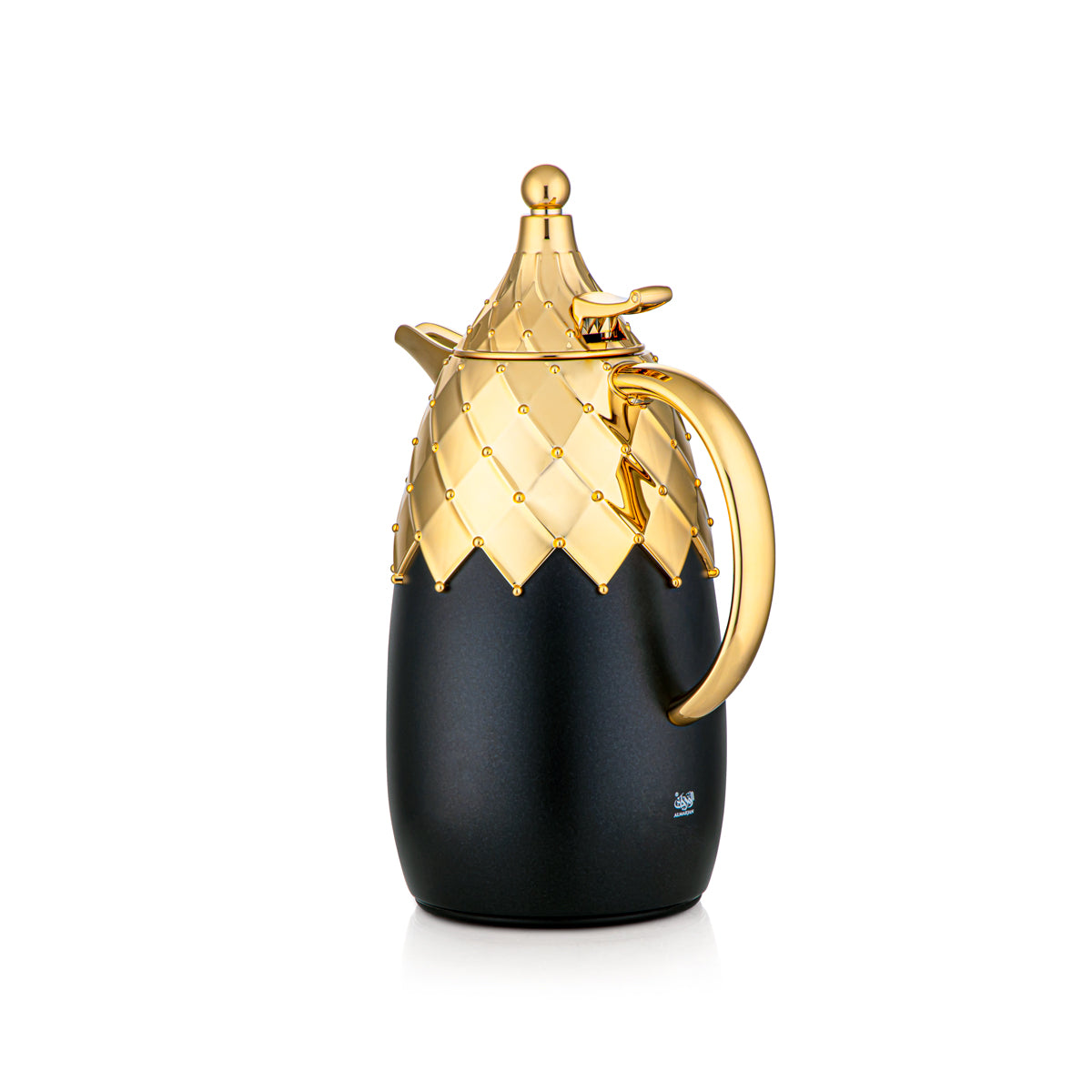 Almarjan 2 Pieces Vacuum Flask Set Black & Gold - PZC-0700/1000Q75YC95