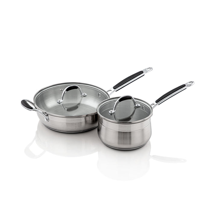 Almarjan 6 Pieces Amani Collection Stainless Steel Cookware Set - STS0010804