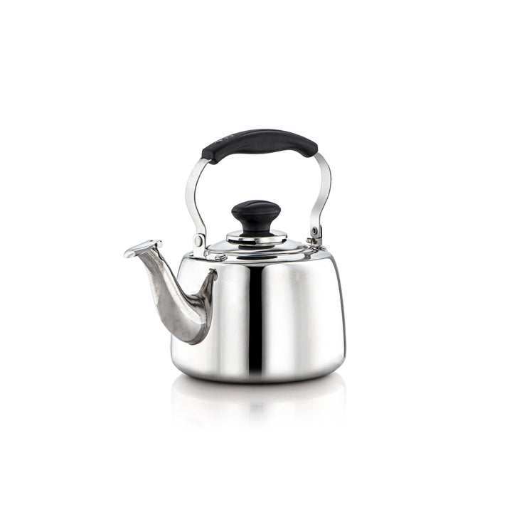 Almarjan 0.95 Liter Amani Collection Stainless Steel Whistling Kettle Silver - STS0010902