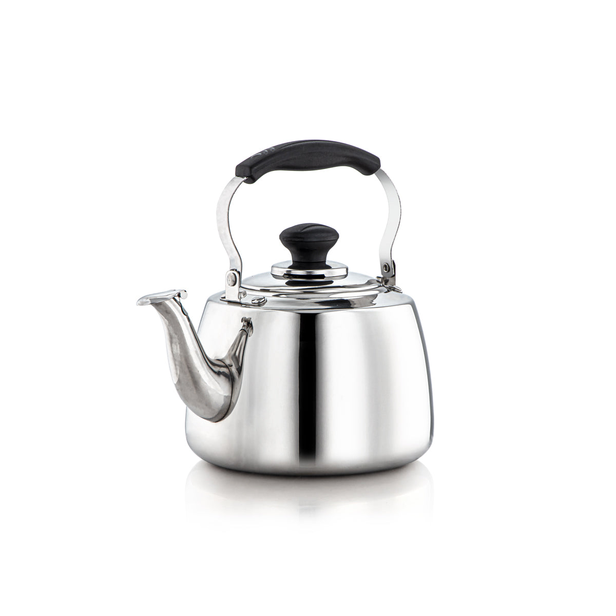 Almarjan 1.35 Liter Amani Collection Stainless Steel Whistling Kettle Silver - STS0010903