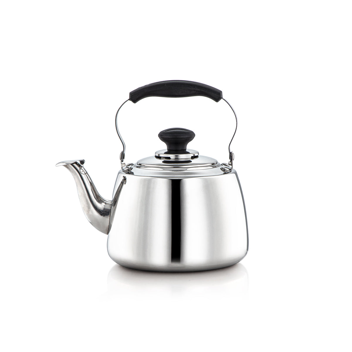 Almarjan 1.35 Liter Amani Collection Stainless Steel Whistling Kettle Silver - STS0010903