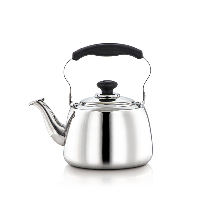 Almarjan 2 Liter Amani Collection Stainless Steel Whistling Kettle Silver - STS0010904