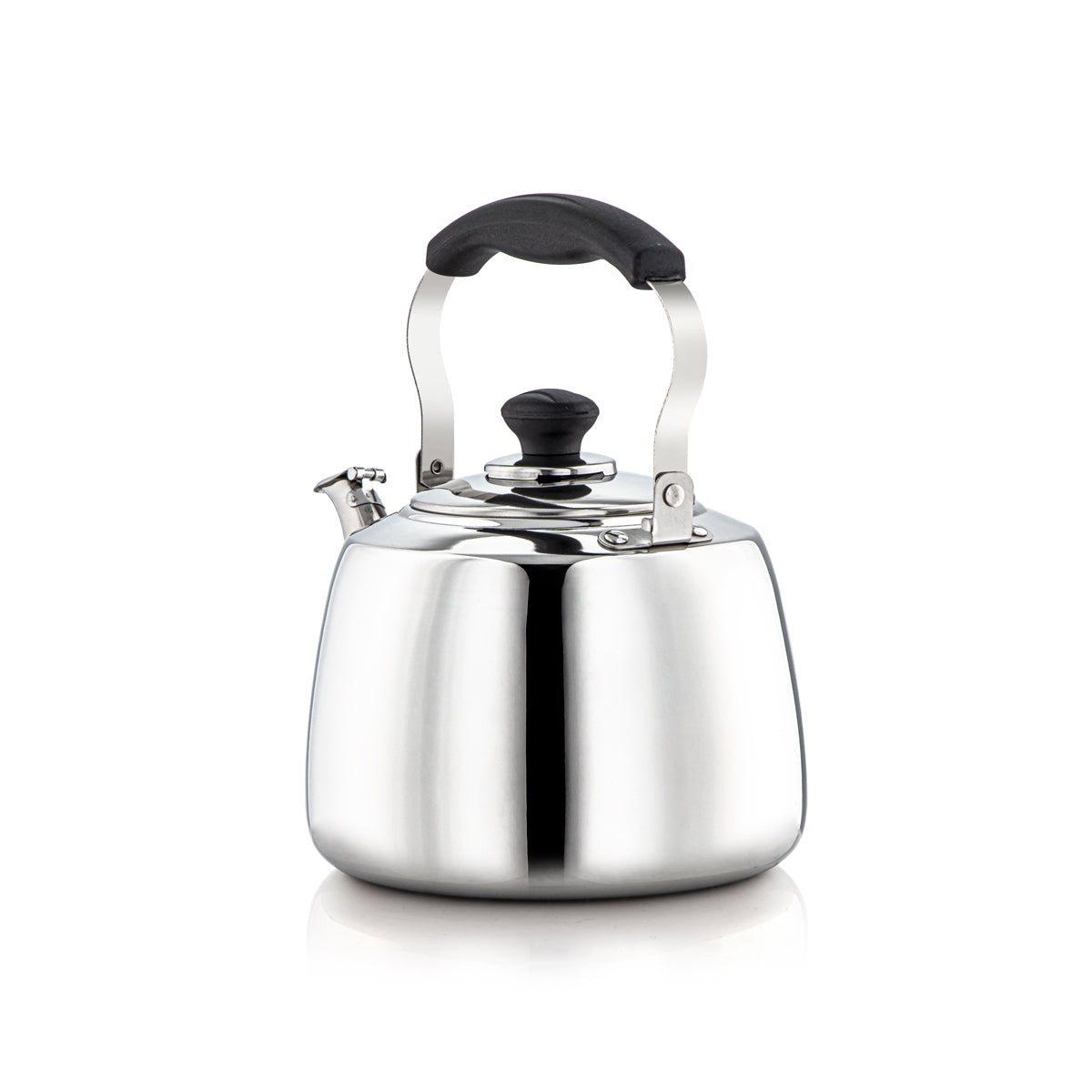 Almarjan 2.65 Liter Amani Collection Stainless Steel Whistling Kettle Silver - STS0010905