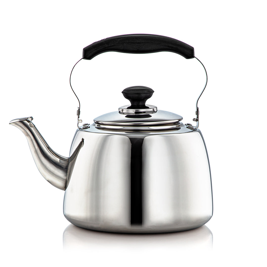 Almarjan 4.65 Liter Amani Collection Stainless Steel Whistling Kettle Silver - STS0010907