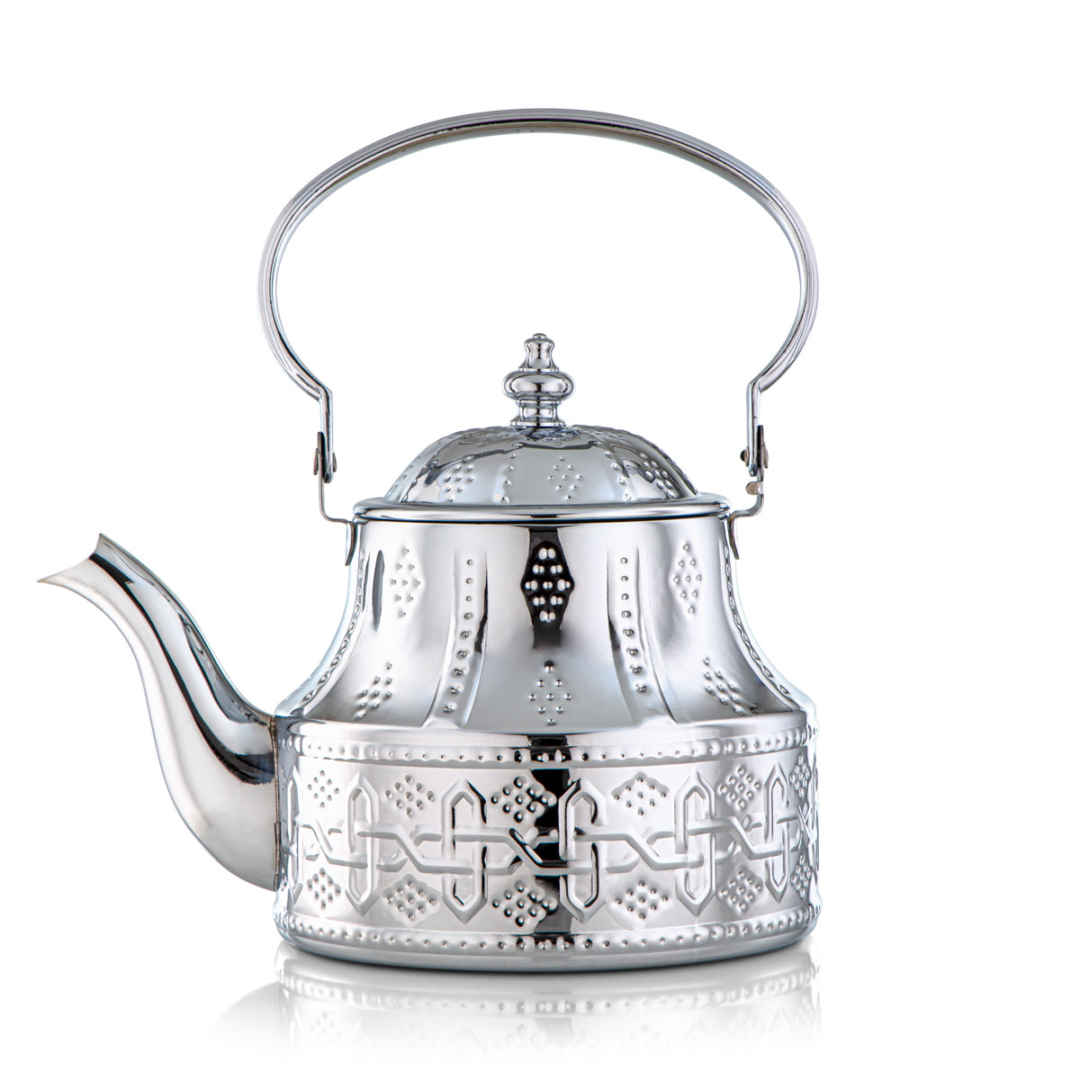 Almarjan 2 Liter Sahara Collection Stainless Steel Kettle Silver - STS0010966