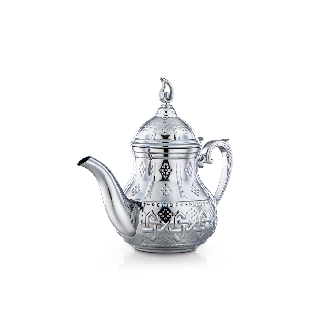 Almarjan 0.8 Liter Sahara Collection Stainless Steel Teapot Silver - STS0010988