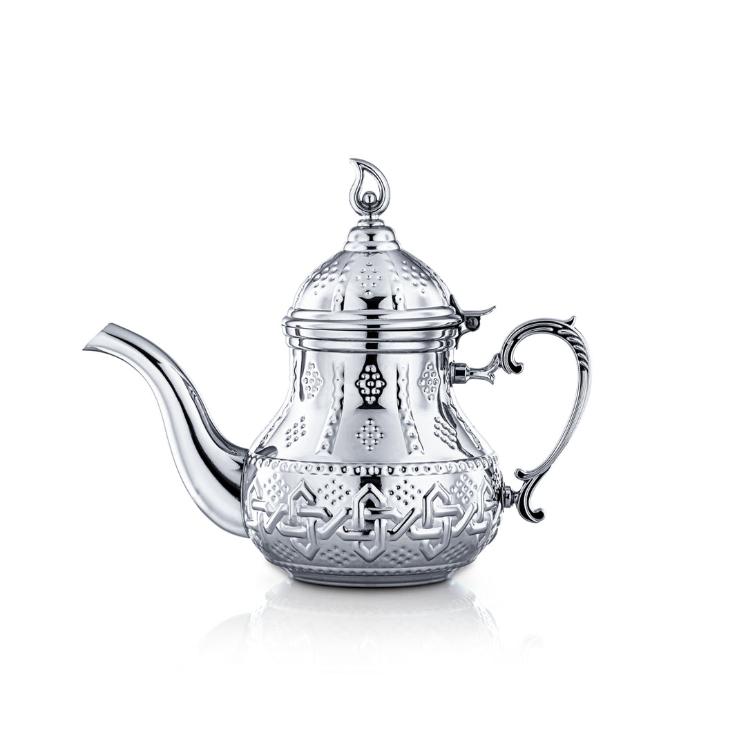 Almarjan 1.2 Liter Sahara Collection Stainless Steel Teapot Silver - STS0010989