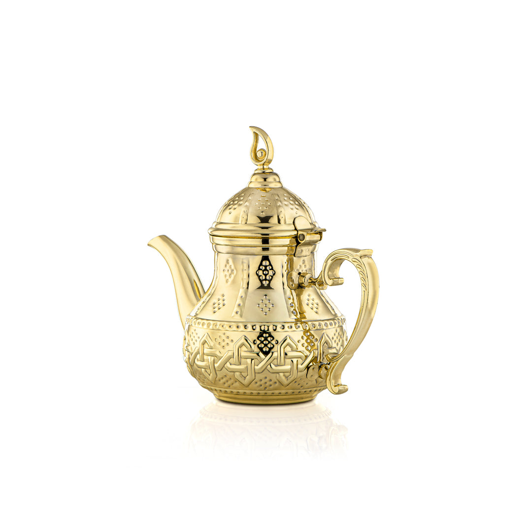 Almarjan 0.8 Liter Sahara Collection Stainless Steel Teapot Gold - STS0010992