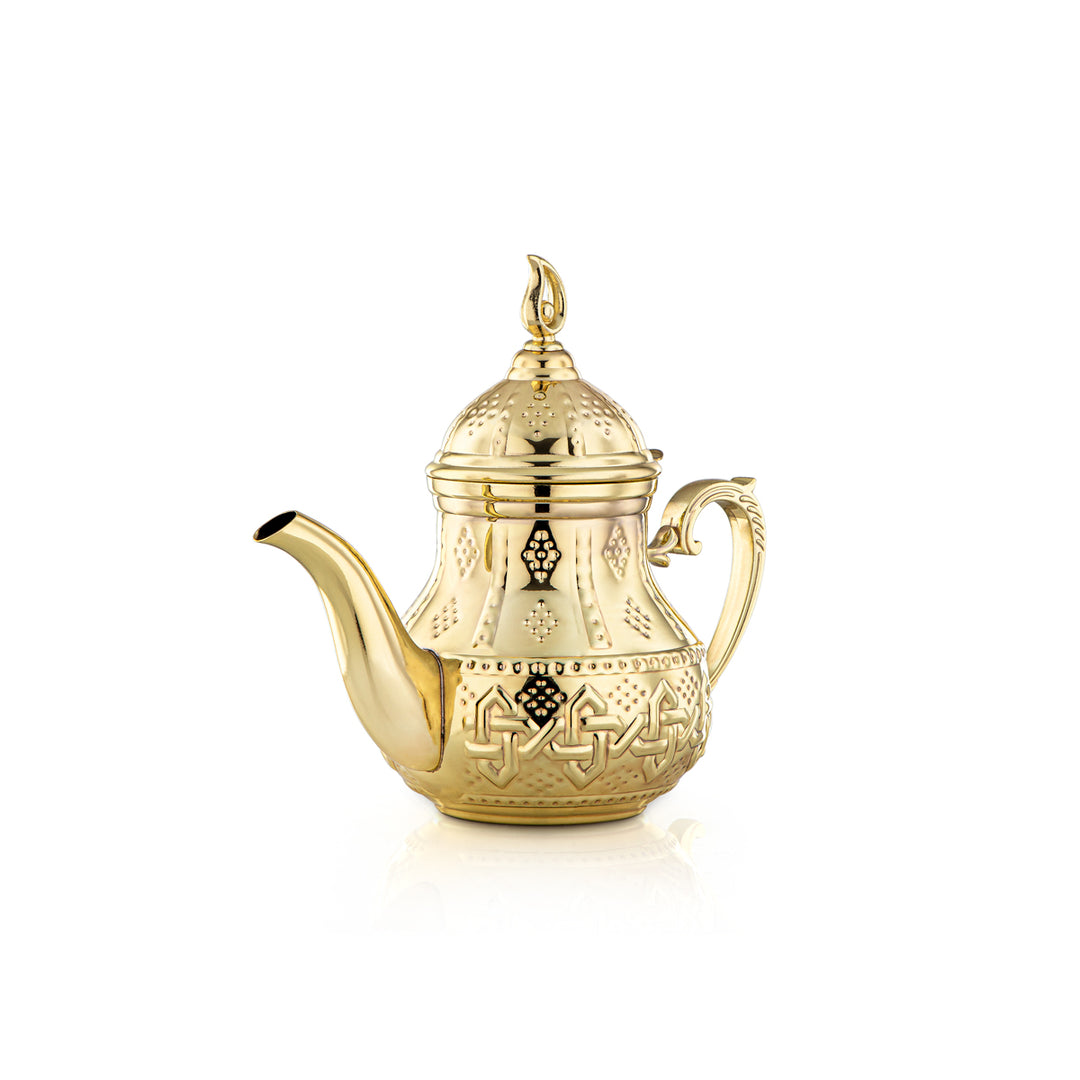 Almarjan 0.8 Liter Sahara Collection Stainless Steel Teapot Gold - STS0010992
