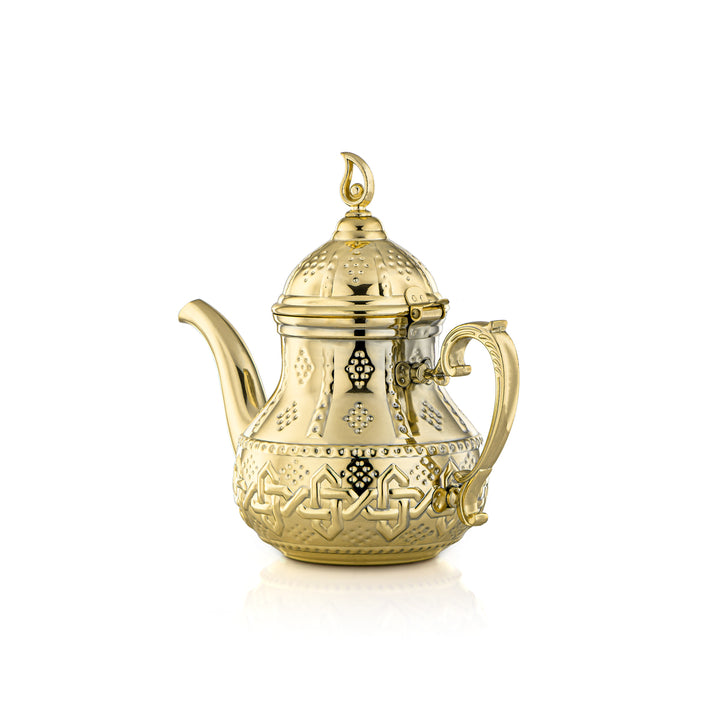 Almarjan 1.2 Liter Sahara Collection Stainless Steel Teapot Gold - STS0010993