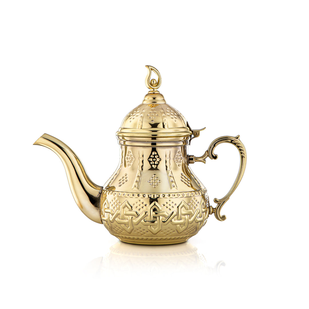 Almarjan 1.2 Liter Sahara Collection Stainless Steel Teapot Gold - STS0010993
