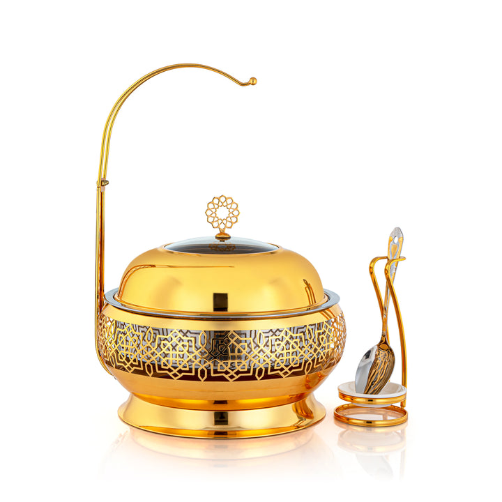 Almarjan 4 Liter Chafing Dish With Spoon Gold - STS0012921