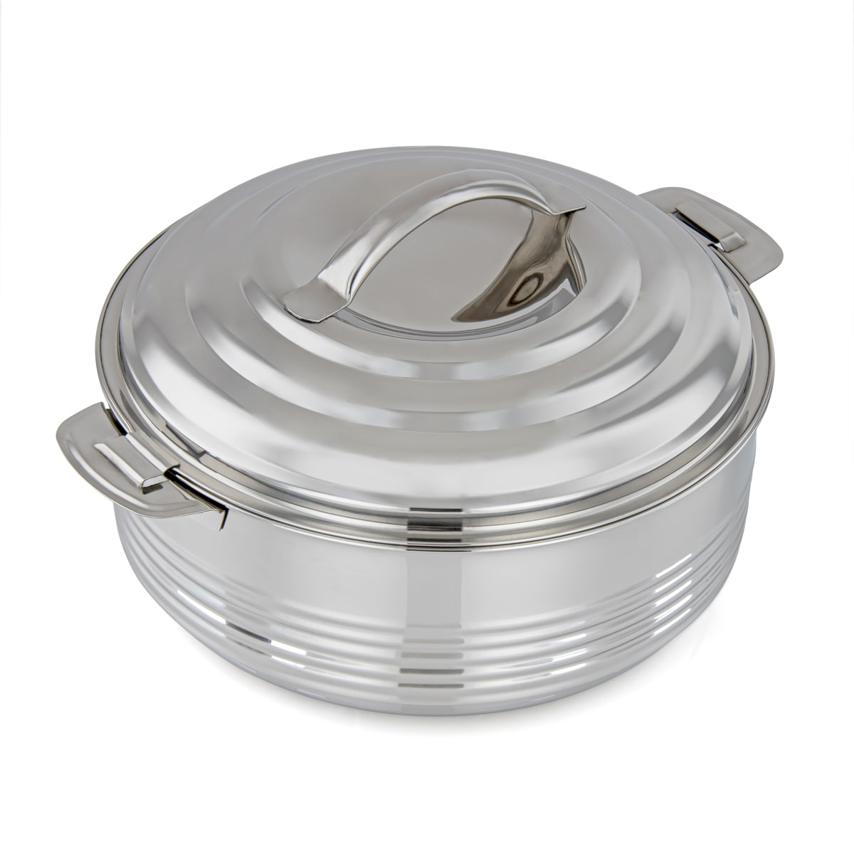 Almarjan 5000 ML Casa Collection Stainless Steel Hot Pot Silver - STS0290335