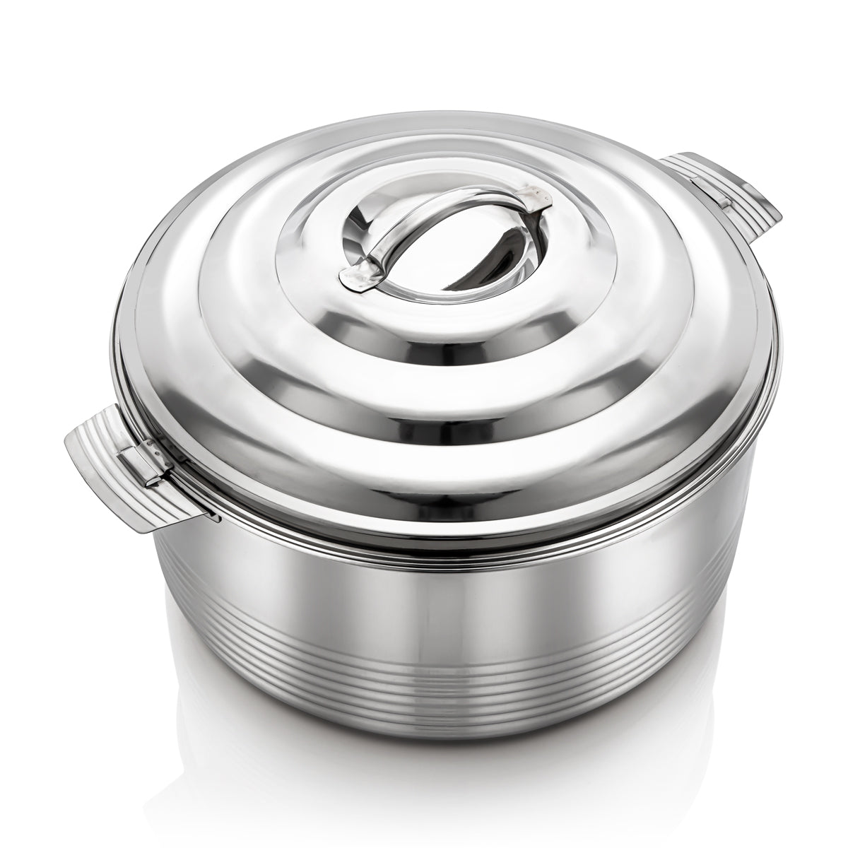 Almarjan 25,000 ML Casa Collection Stainless Steel Hot Pot Silver - STS0290337