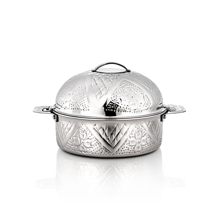 Almarjan 25 CM Qubba Collection Stainless Steel Hot Pot Silver - H22M2