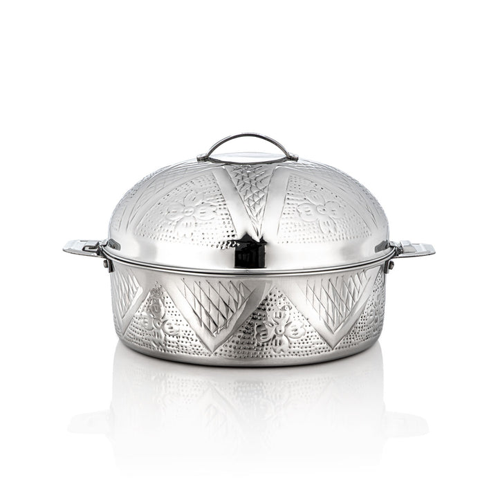 Almarjan 30 CM Qubba Collection Stainless Steel Hot Pot Silver - H22M2