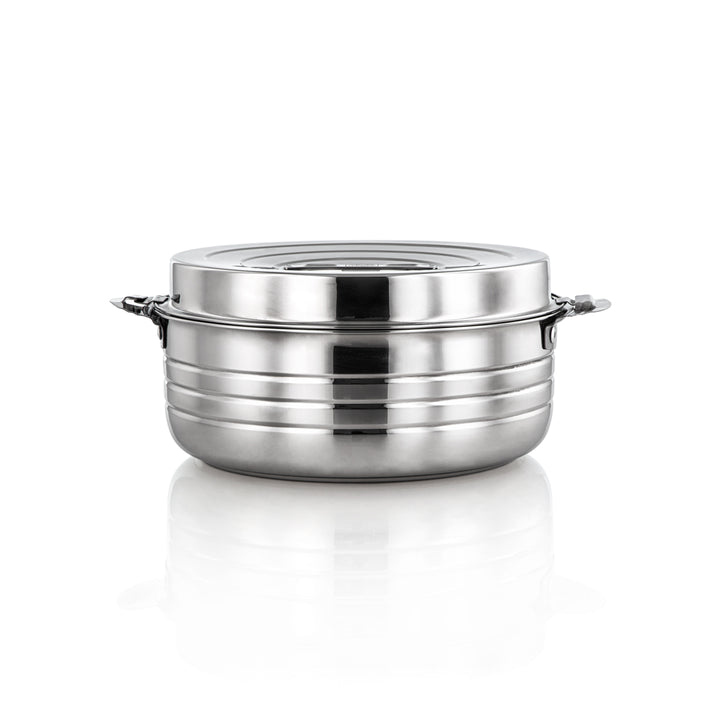 Almarjan 3 Pieces Royal Collection Stainless Steel Hot Pot Silver - STS0293011