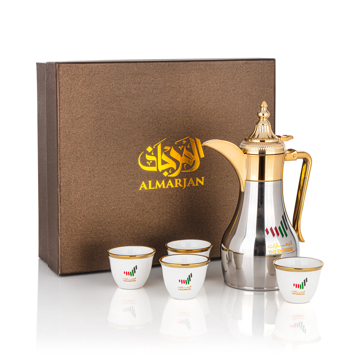 Almarjan 5 Pieces Coffee Set - SUD-060EK-CRG5