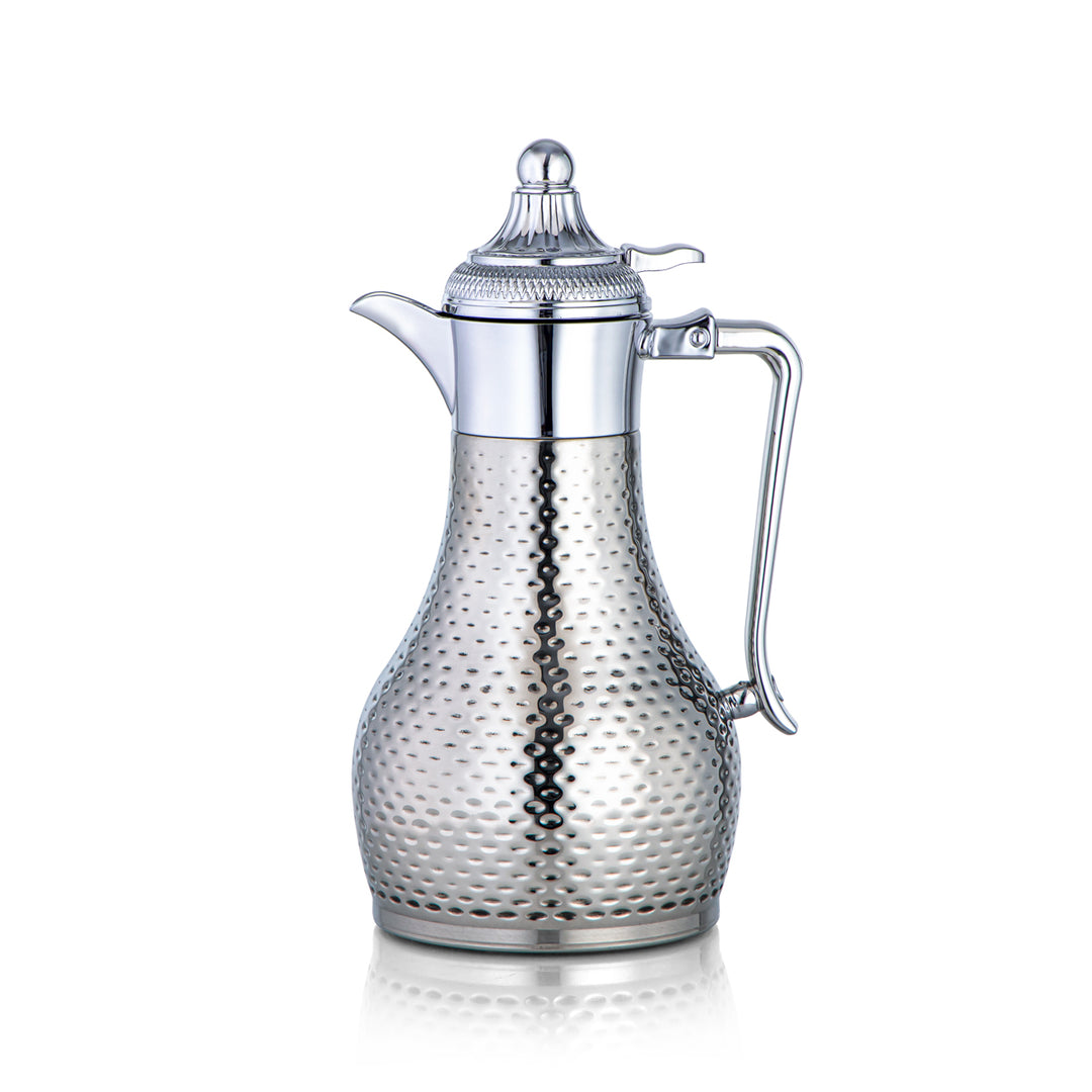 Almarjan 0.8 Liter Stainless Steel Vacuum Tea Dallah Silver - SUT/H-080-CR