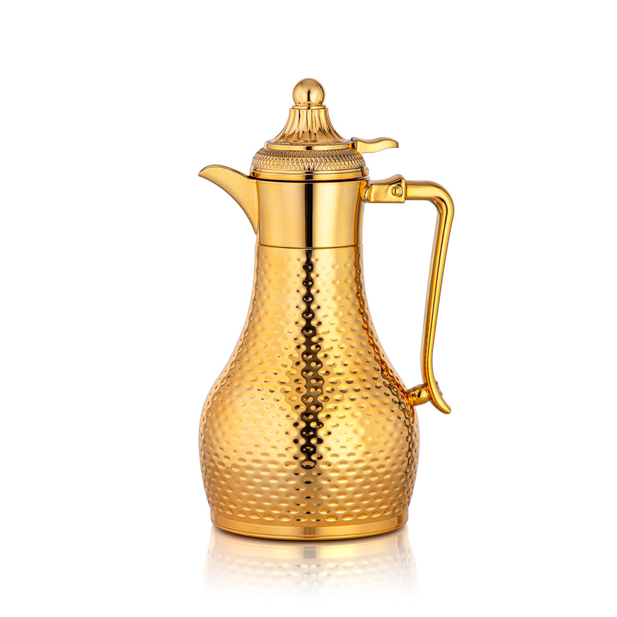 Almarjan 0.8 Liter Stainless Steel Vacuum Tea Dallah Gold - SUT/H-080-G