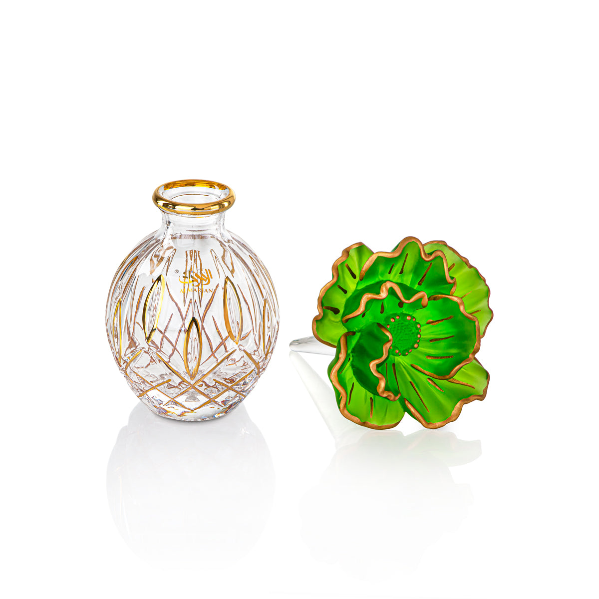 Almarjan 11 Tola Perfume Bottle - VR-HAM003-GG Green