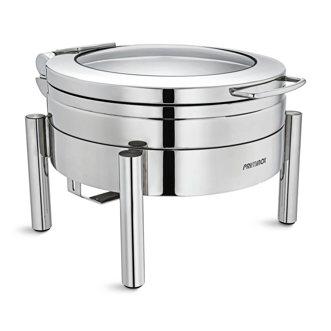 Priminox 6000 ML Stainless Steel Hydraulic Chafing Dish Silver - A11178A