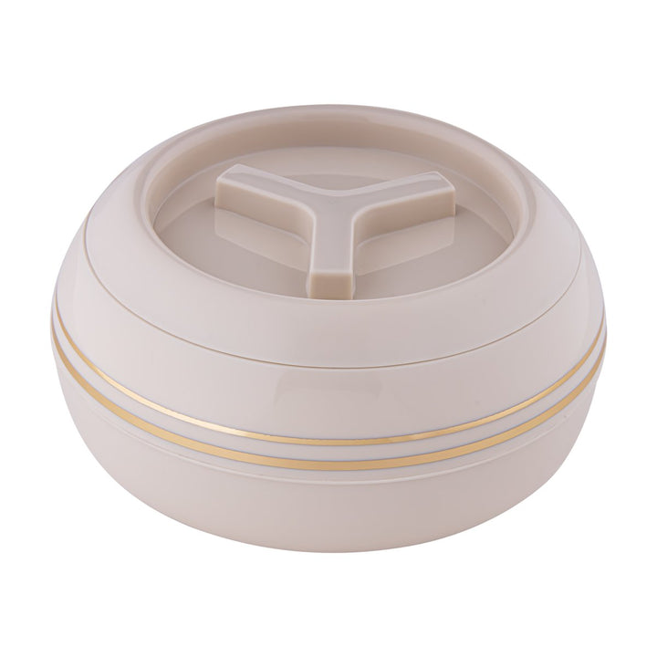 Almarjan 600 ML Polo Collection Plastic Hot Pot Beige Gold - PEL2530030
