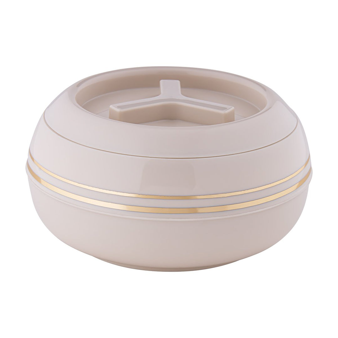 Almarjan 600 ML Polo Collection Plastic Hot Pot Beige Gold - PEL2530030