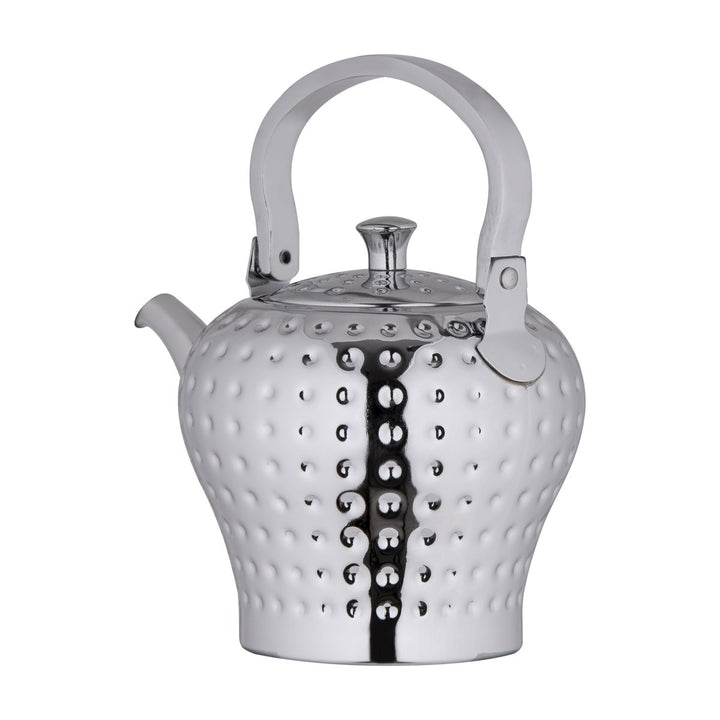 Almarjan 1.2 Liter Hammered Collection Stainless Steel Kettle Silver - STS0010541