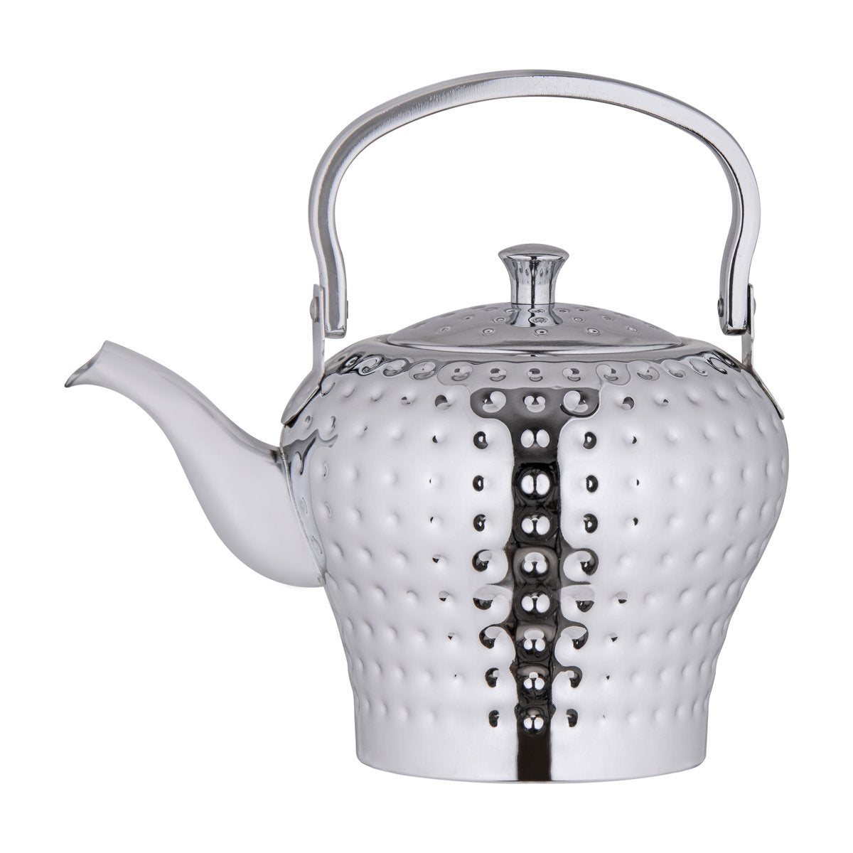 Almarjan 1.6 Liter Hammered Collection Stainless Steel Kettle Silver - STS0010542