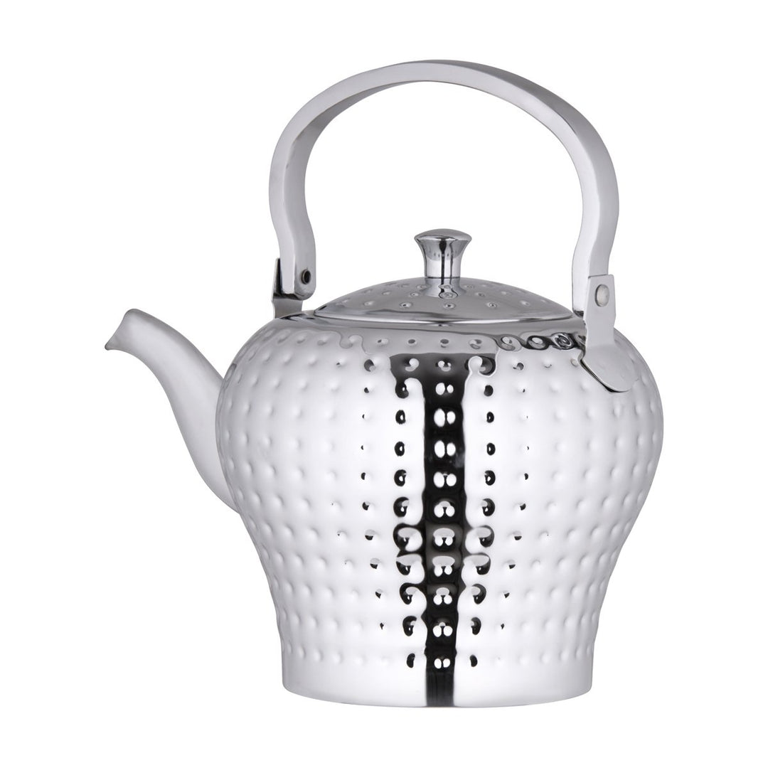 Almarjan 2 Liter Hammered Collection Stainless Steel Kettle Silver - STS0010543