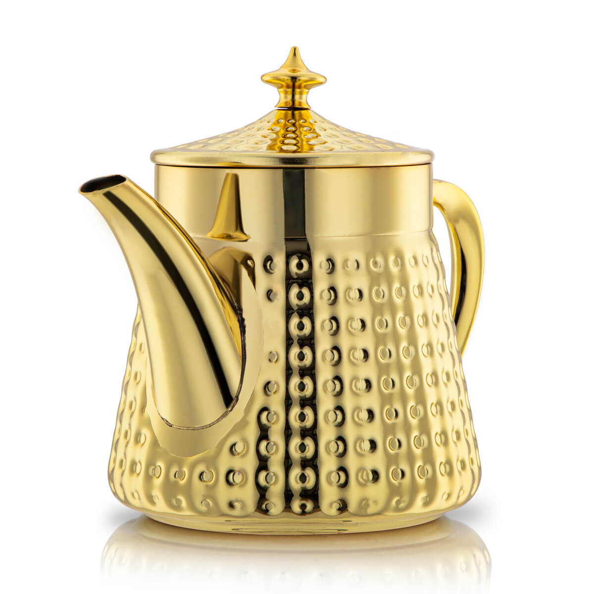 Almarjan 1.3 Liter Stainless Steel Teapot Gold - STS0010610
