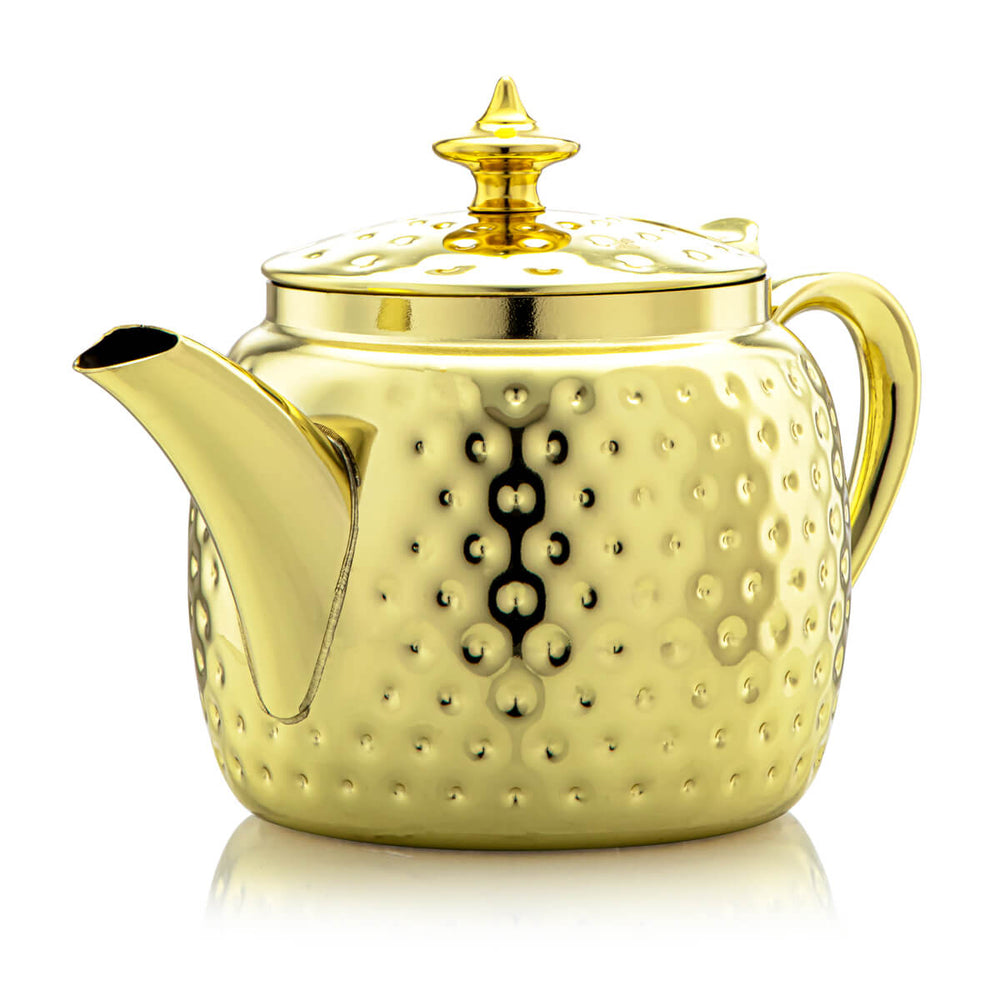 Almarjan 0.8 Liter Stainless Steel Teapot Gold - STS0010615
